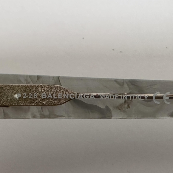 BALENCIAGA 2-2.8 sunglasses  BA 48 24A 56 .18 140*3  Gray Tone. - Picture 9 of 9